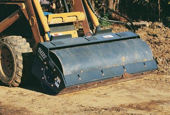 Vibratory Rollers Choose from two different drum profiles for different soil applications smooth drum for light or sandy soils and padded sheepsfoot for heavy clay-type soils Easily maneuvered in