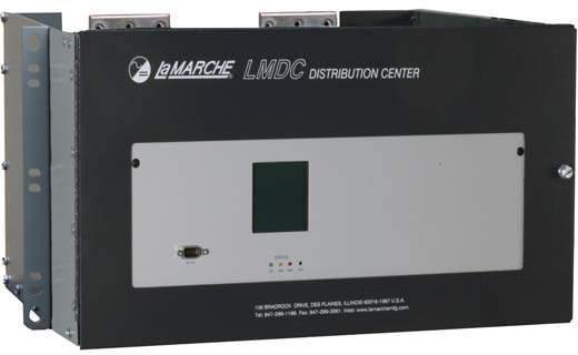 LMDC La Marche Distribution Center DC Power Distribution Center Unit Shown: LMDC-600-8V-1T-- The LMDC (La Marche Distribution Center) is designed to work with LMHF rectifiers It combines the load