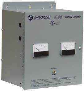battery from discharging if AC line fails AC to DC Isolation Model A6F is filtered for Valve-Regulated batteries UL 156 Listed and C-UL Listed 10-Year Limited Warranty MADE IN USA