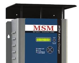 MSM-30-V-U1 ANSI 6LE C61 USCG The MSM has an Integrated Battery Charge Divider / Isolator which provides connections for charging up to three independent batteries simultaneously with a three-stage