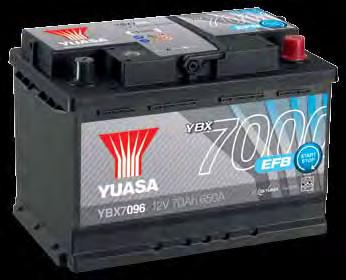 Specifications & X-Refs Next Generation Automotive Battery Range - Micro Hybrid, Hybrid & Electric Vehicles Explained AGM START STOP PLUS Features Approximately 360,000 starts For high specification