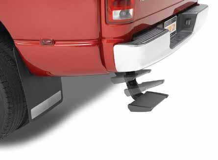 REAR MOUNT TREKSTEP Works with your tailgate up or down Ford F250 Rear Mount Trekstep 75303-15 Simply extends with a push of your foot REAR MOUNT TREKSTEP 3 YEAR/100k warranty y Convenient,