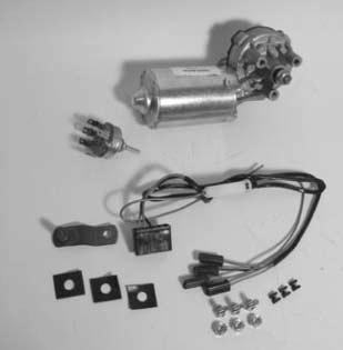 00 ea. C0DZ-17271-A ELECTRIC WIPER MOTOR -F100-F600 Twelve Volt -2-Speed Electric Wiper Motor Complete With Wiring & Switch. The 1956-60 comes complete with mounting bracket.