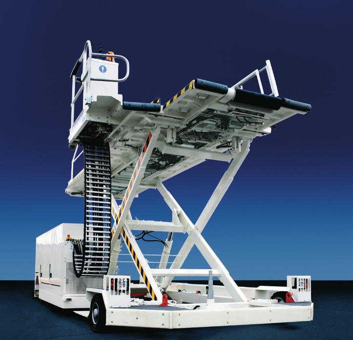 AN ADAPTIVE VEHICLE AS TRANSPORTER AND LOADER FOR CONTAINERS The CCL 35 S combines two vehicles in one cargo high loader and transporter.
