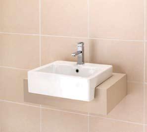 39 40 Semi Recessed Basins Cloakroom Basins Serene