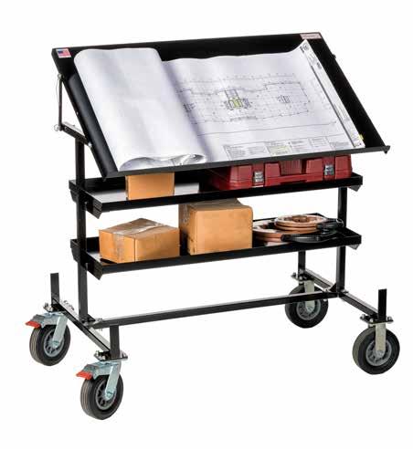 WIRE WAGON 550 MOBILE PRINT TABLE AND