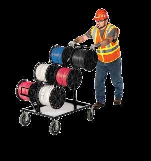 tires 568252 WIRE WAGON 530 LARGE SPOOL CART Designed for ease or
