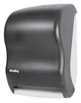 Bradley 11-3/4" (298 mm) 16-1/2" (419 mm) MODEL 2496 Constructed of high impact material. Door is translucent, and fabricated from durable high-impact plastic.