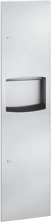 Contemporary Series A cleaner stainless steel front, no