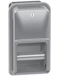 TOILET TISSUE DISPENSERS Bradley Toilet Tissue Holders and Seat Cover Dispensers provide a complete selection of surface-mounted, recessed and partition-mounted units.