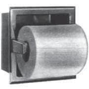 6-5/16" (160 mm) 6-5/16" (160 mm) MODEL 5103 Single Roll* MODEL 5123 Double Roll* 2" (51 mm) (4) MOUNTING HOLES Recess-mounted toilet tissue holder with hinged hood and non-controlled delivery.