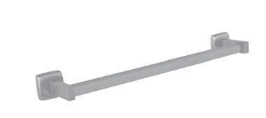 HOSPITALITY MODEL 926 Chrome-plated Zamac 3-1/8" (79 mm) Surface-mounted, ¾" round towel bar. Concealed mounting plate with set screw. Unit available in 18" and 24" widths.