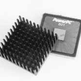 9 SERIES Unidirectional Fin Heat Sink for BGAs Standard Base Dimensions