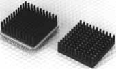 SERIES Omnidirectional Pin Fin Heat Sink for BGAs Fin Height Standard Base Dimensions A Typical Weight P/N in. Sq. in. (mm) Applications lbs. (grams) -AB.78 (). (.) mm BGA.9 (.