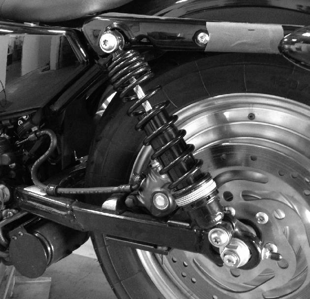 3. efore installing your new Progressive shocks you need to check the tire to fender clearance, making sure that the tire does not come in contact with the fender.
