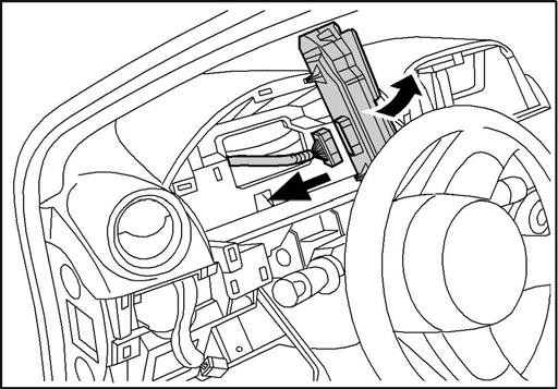 11. INTERIOR PREPARATION Fig.13 13. Remove two (2) Phillips screws at the bottom of the instrument cluster. Fig. 14 14.