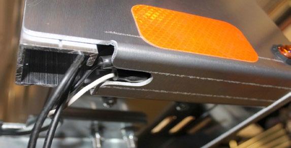 SECTION 7 Wiring STEP 1: TOP CROSS BAR WIRING Bolt forward crossbar so that amber lights are facing