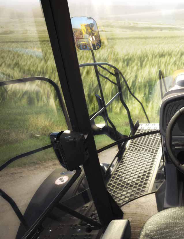 Crops, tires, The road see everything from this cab Ours is the only cab in the industry designed specifically for application use.