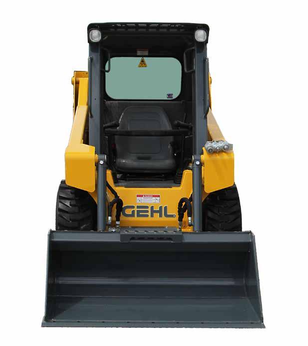 8 EXPANSIVE VIEWS FROM THE CAB SELECTABLE SELF-LEVELING This option keeps the bucket level throughout the raise/lift cycle and can be