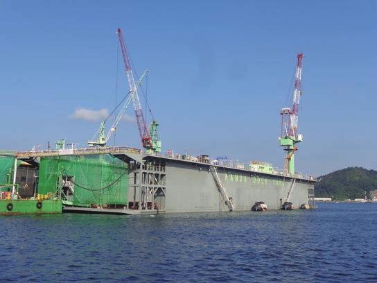 The vehicles are accommodated on six car decks, Naikai completes Ro-Ro ship, NISSHO MARU one of which is designated for trailers and heavy vehicles.
