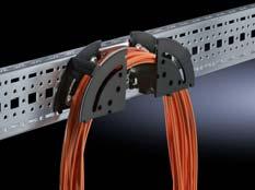 The elements may optionally be used individually or in combination for cable routing.