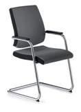 upholstered backrest, height-adjustable armrests, black aluminium base Further information and planning data are