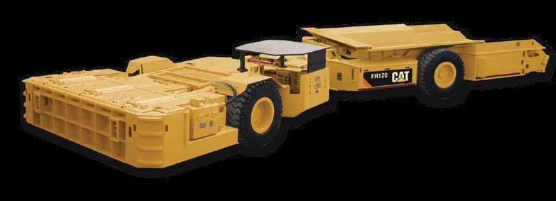 The Clean Air Act Cat battery-powered face haulers do not burden the mine environment with emissions or heat.