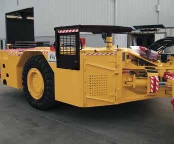 Electrical System The base specification FH125 D electrics consist of four flameproof lights powered by a flameproof Cat alternator and Cat DCS intrinsically safe engine-monitoring and shutdown