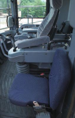This system provides efficient machine operation for a comfortable ride.