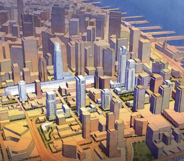 Transbay Redevelopment Area 3,400 housing units (1,200 affordable) 1.2 million sq.