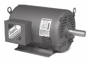 Super-E, ODP, Foot Mounted HVAC 1 thru 100 143T thru 404T Applications: Heating, ventilation and air conditioning blower and fan motors. General 230/460 Volt, F1 Mounting 1 143T EHM3116T 651 LS 11.