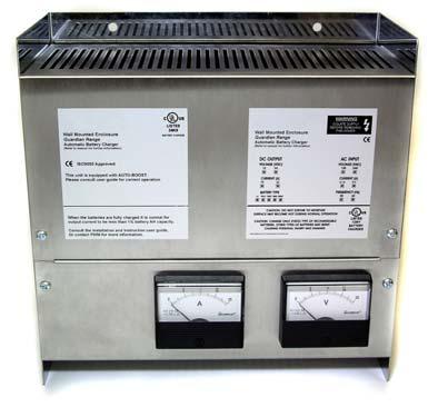 Guardian series, enclosed UL/CSA Approved Automatic Battery Chargers Approvals Description The Guardian is a highly efficient, high performance charger.
