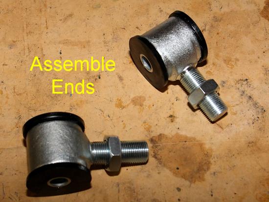 7. The assembled ends should look like the ones in the picture below.