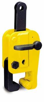 CR Single Rail Clamp The CR rail clamps are designed to lift single rails securely and safely.