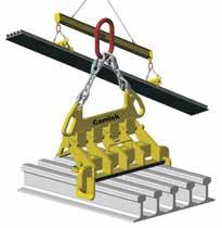 MR Multi-Rail Clamp The MR Multi-rail clamps have been designed to facilitate the fast bulk handling of a SPECIFIC rail section.