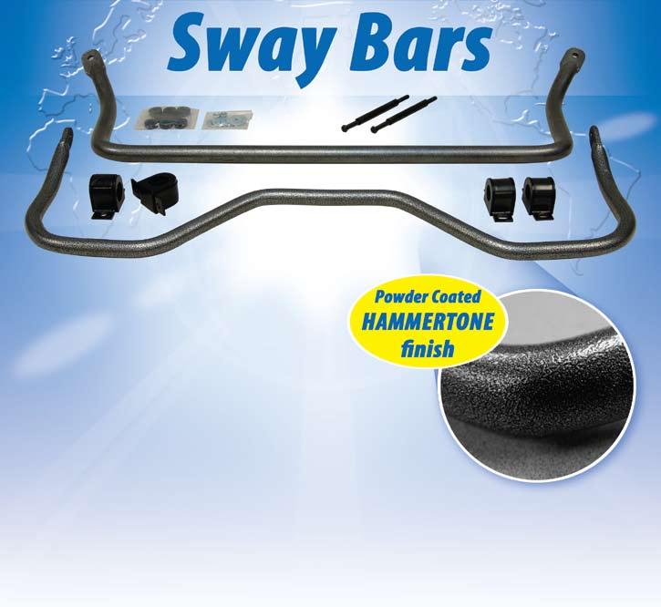 SWAY BARS FOR TRUCKS & SUVs Improve Handling & Performance THE BENEFITS OF A HELLWIG SWAY BAR Typical Factory 1 Bar SWAY BAR APPLICATION TABLE CHEVROLET/GMC 2X4 PICKUPS & SUV 82-03 S10, S15 Pickup