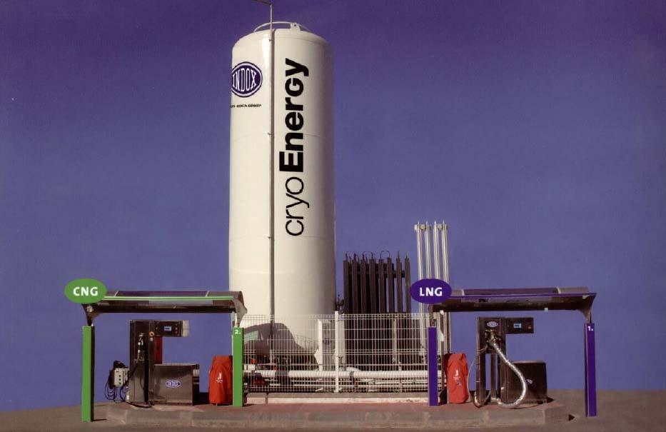 Refuelling Stations L-CNG Lleida - Spain -L-CNG stations are a reality in