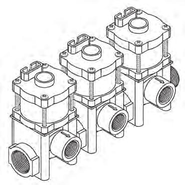 Valves, 1560A 3/4 Pressure Regulator and 2151 Mounting Bracket (10 GPM, 125 PSI) Mounting Brackets Valve Mounting Brackets are formed from 14 gauge