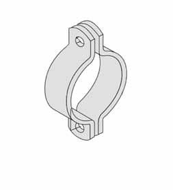 1. Pipe Supports U Bolts, Medium Duty Clamps & Saddles STNDRD U BOLT Suitable for steel pipes 15NB to 250NB. Complete with 2 hex nuts. Standard HDG finish.