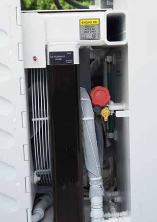 The main electrical box and DEF tank, along with almost all other maintenance items, are easy to reach from the ground, and don t force your crew to open the hood or crawl on the ground for regular