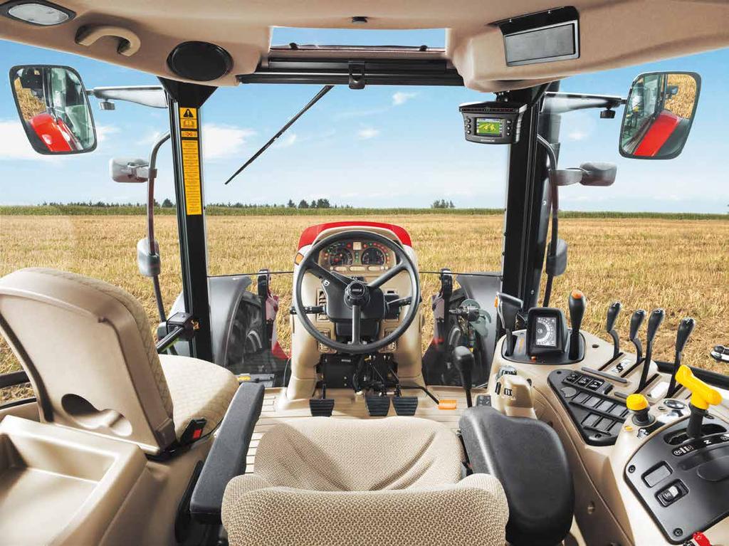 Maxxum Limited cab offers a deluxe, air-ride seat with adjustable