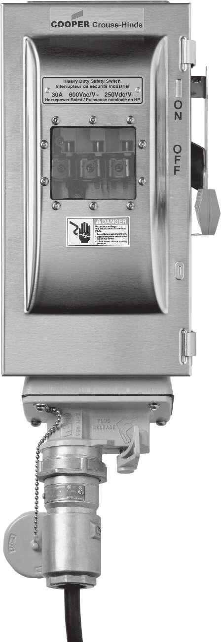 P Arktite WSRD SM S901 Stainless Steel Interlocked Receptacles Fused and Non-fused 0, 60 and 100 Amp Enclosure Type, 4, 4X, 12 IP66 UL and cul Listed Watertight Corrosion-Resistant WSRD SM S901
