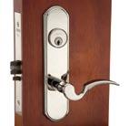 Constructed of heavy-gage steel, the lockbody features our patented Quick Reversible latchbolt (Patent # 6,349,982) and a 1" stainless steel deadbolt.