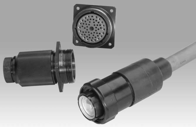 dditional mphenol Industrial onnectors for the ail Industry eries mphenol has developed a heavy duty 5015 type connector with 38999 eries III type coupling for use in mass transportation and heavy