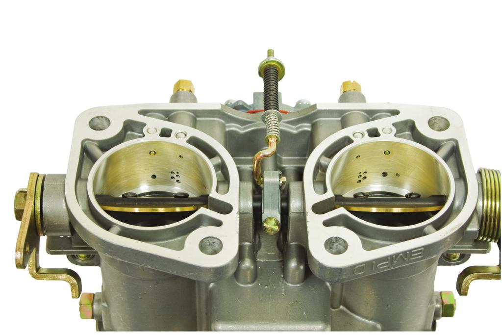 6. Progression Ports EMPI D Carburetors feature a series of Progression Ports that allow