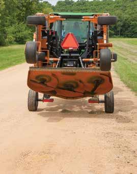 capabilities are combined with contoured wing decks to let you quickly cut large, uneven areas of turf without sacrificing cut quality Rounded front, tapered rear deck design allows mowing close to