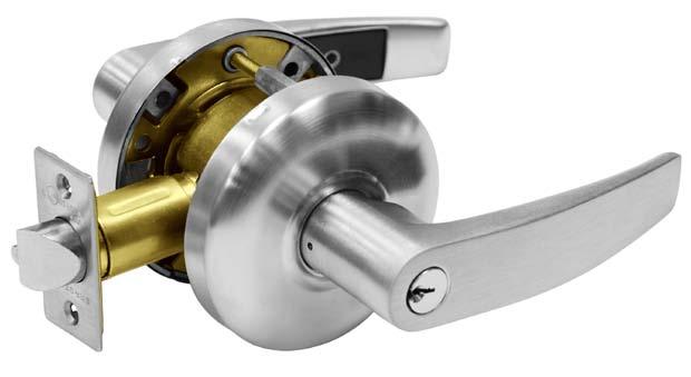 6500 Line... A standard duty key-in-lever lock designed to exceed the requirements of ANSI/BHMA A156.2 Series 4000 Grade 2.