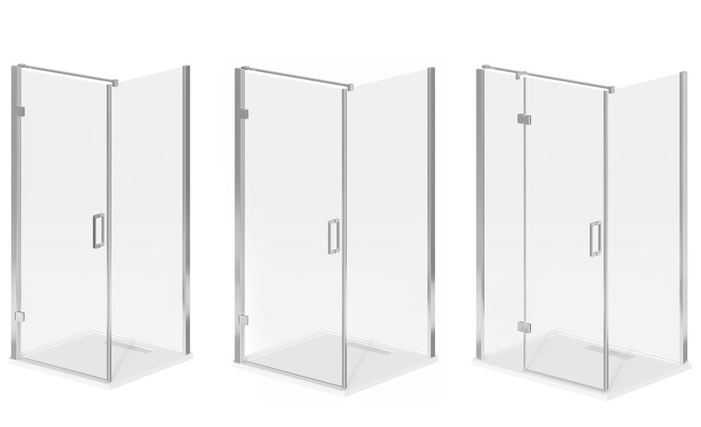 SHOWER SYSTEMS + BASES DOMAINE 1 1 POSH DOMAINE MKII SHOWER SCREEN & BASE Available in x mm,