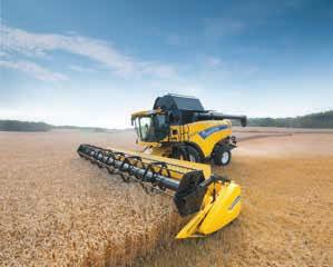 1991: The TX36 model, arriving in North America completely built up from the Zedelgem plant, was designed for professional harvesting operations.