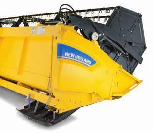 The large 24-inch-diameter auger and 1,150 cuts per minute improve capacity, forward speed and intake volumes.